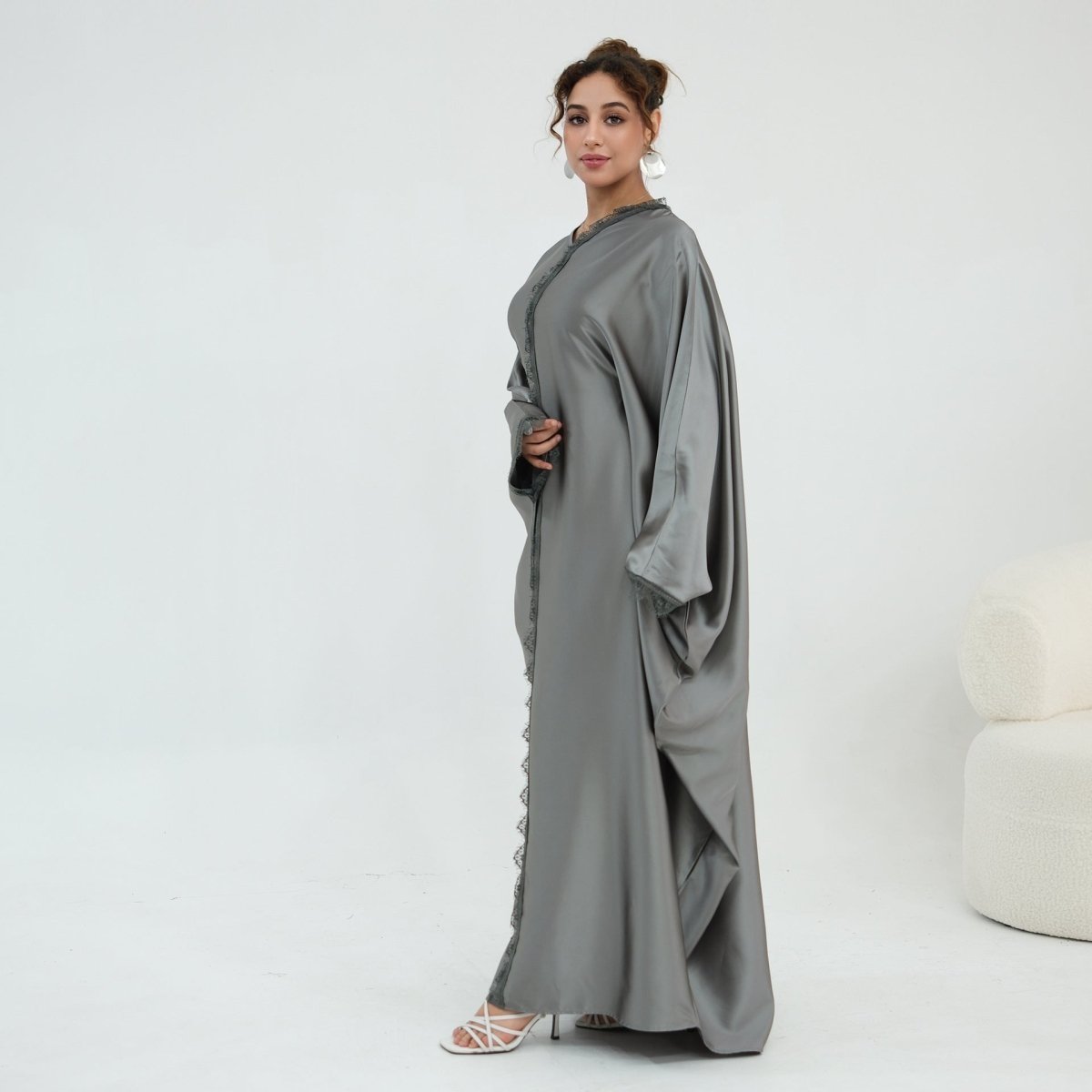 Abaya Papillon à Manches Chauve-Souris (MA442)