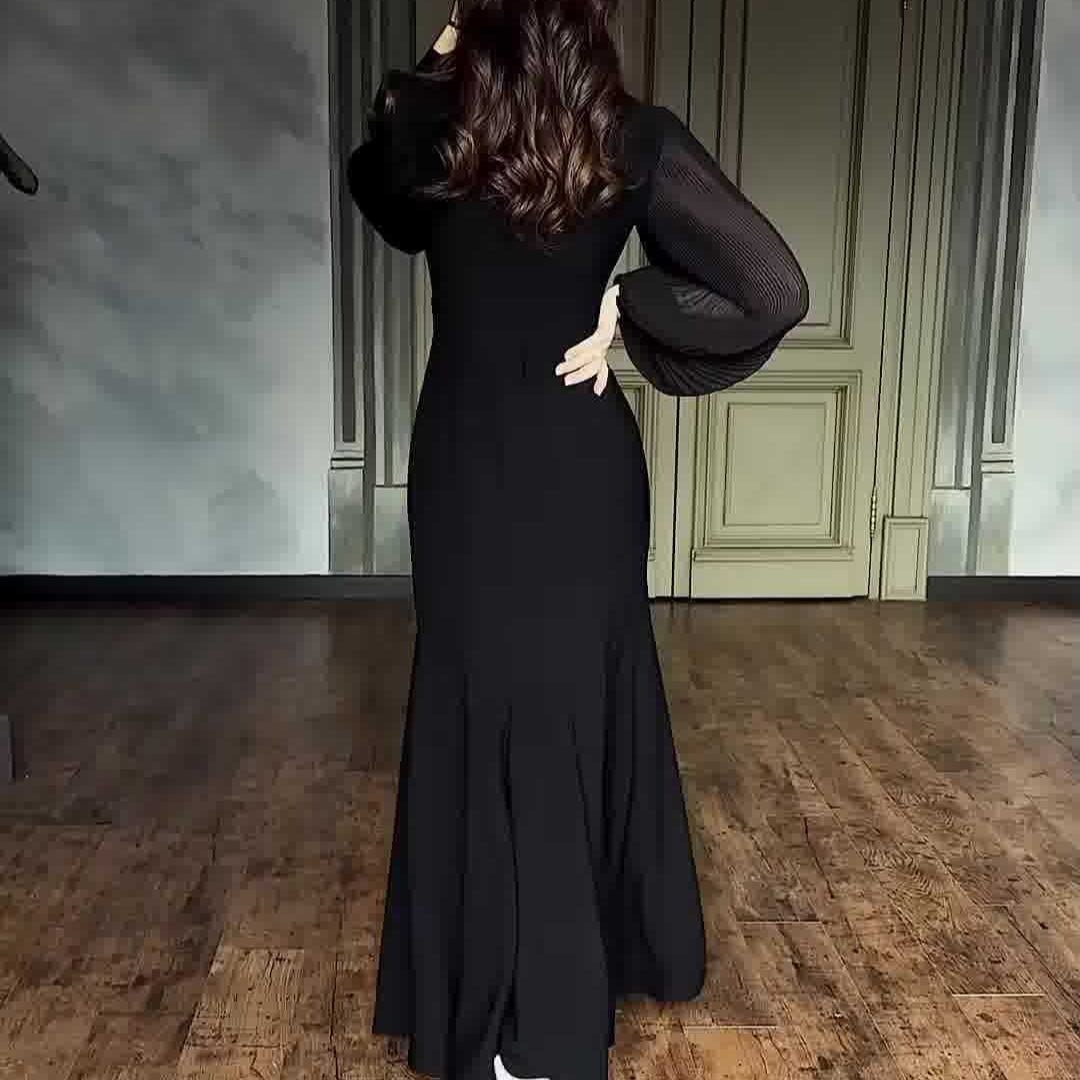 Robe habillée taille empire élégante (MS340)