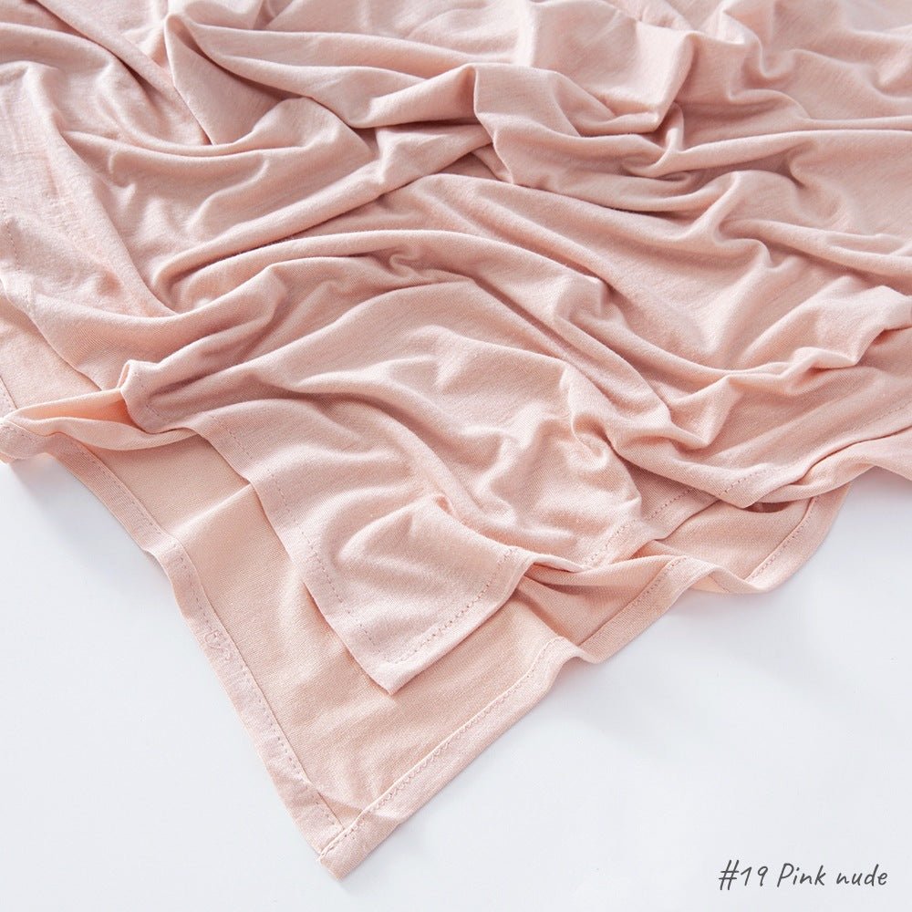 Hijab en Coton Mercerisé Jersey Bouclé Angle Droit, Haute Qualité, Respirant (MH068)