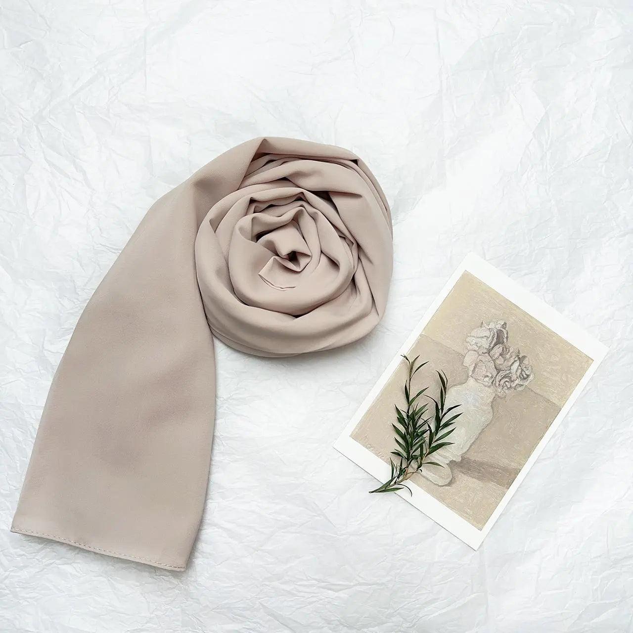 Hijab en Mousseline Haute Densité (MH005)