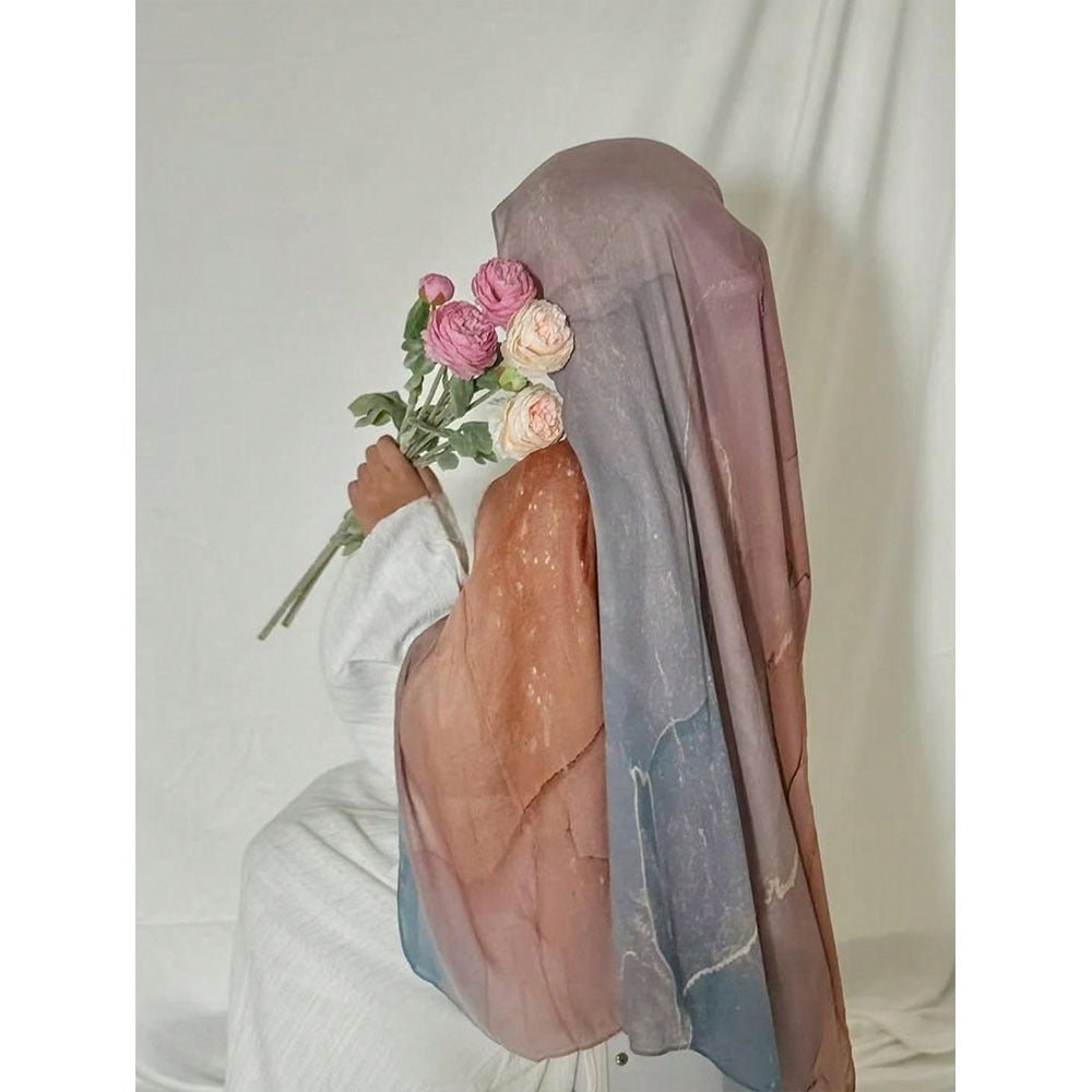 Hijab Marbré Aquarelle Bohémien (MH124)