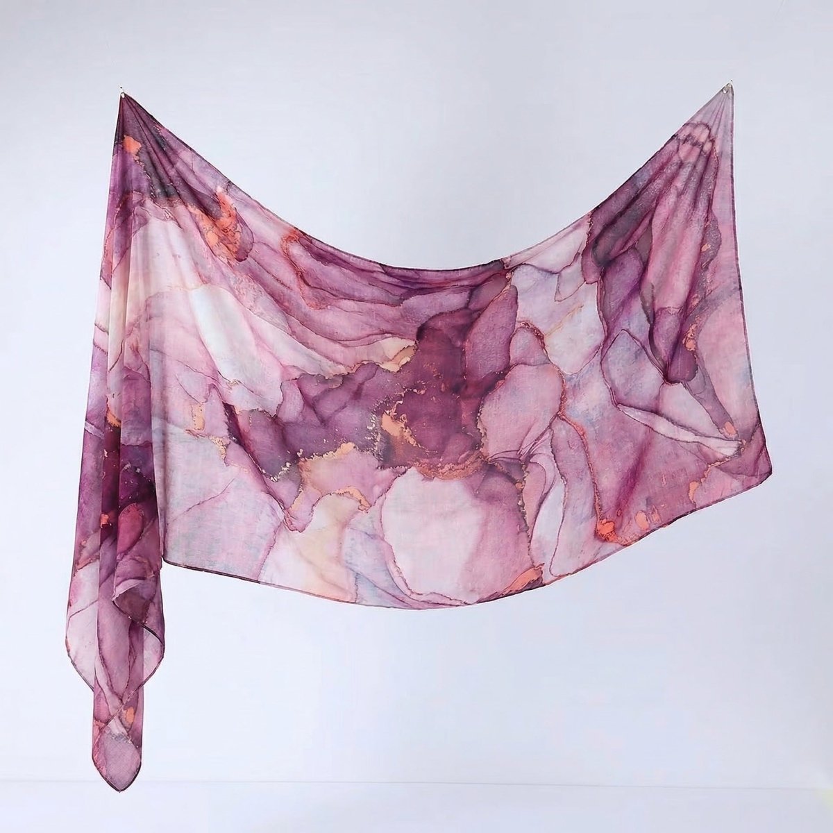 Foulard Hijab Imprimé Aquarelle (MH229)