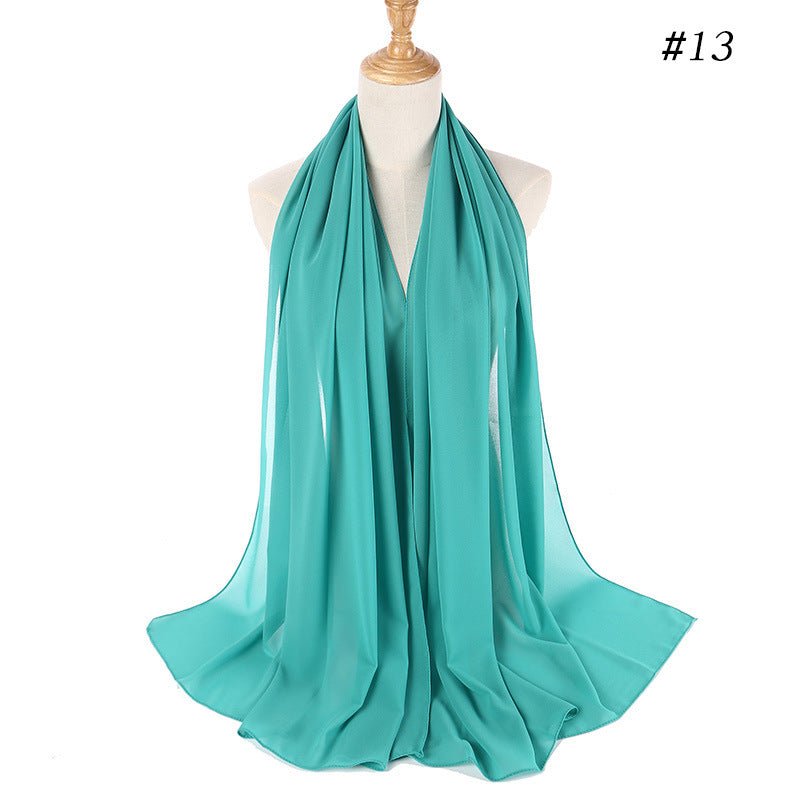 MH089 Hijab Bubble en Mousseline Perlée
