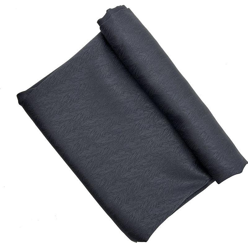 MH009 Hijab Musulman en Satin Jacquard à Motif Ondulé