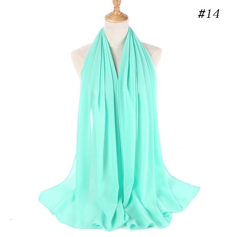 MH089 Hijab Bubble en Mousseline Perlée