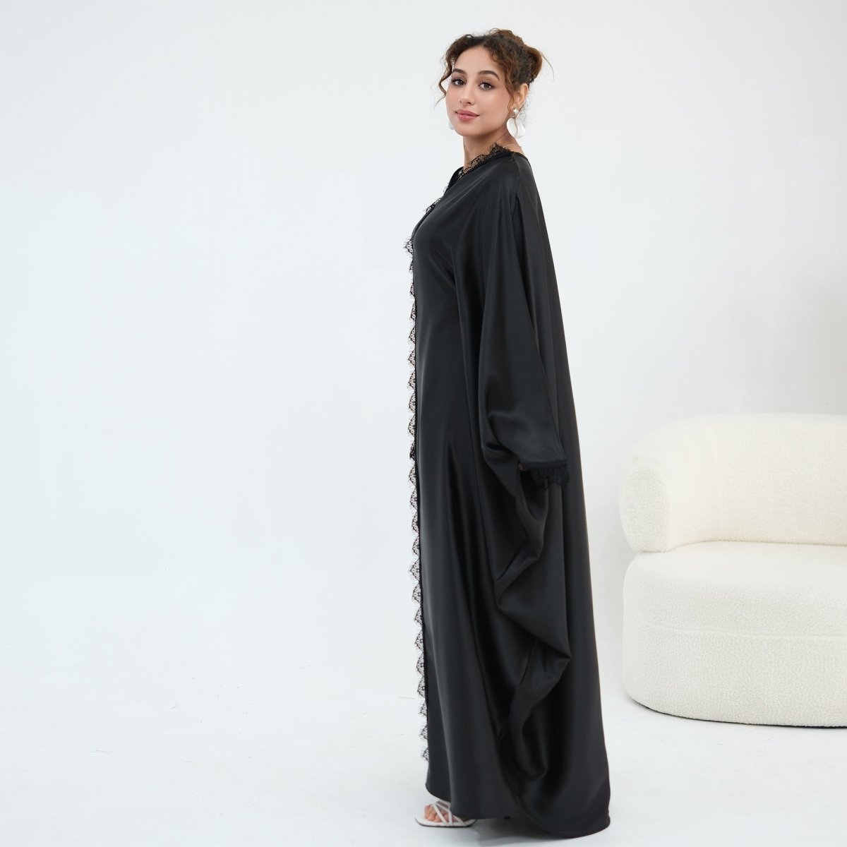 Abaya Papillon à Manches Chauve-Souris (MA442)