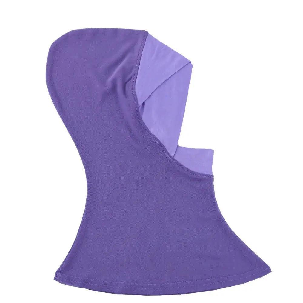 Hijab sous-casque en coton croisé (MH035)
