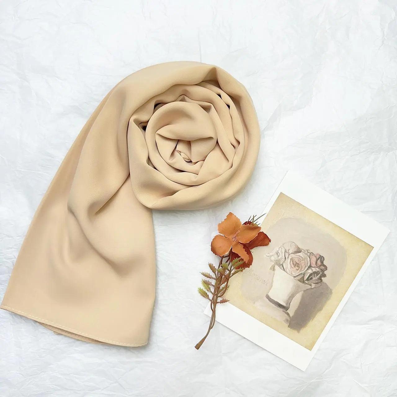 Hijab en Mousseline Haute Densité (MH005)