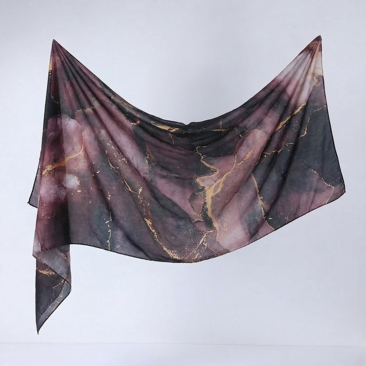 Foulard Hijab Imprimé Aquarelle (MH229)