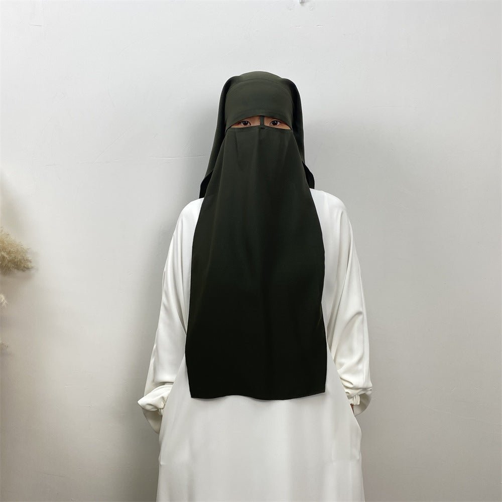 Nida Niqab : Un niqab tendance et polyvalent pour les musulmanes pudiques (MH085)