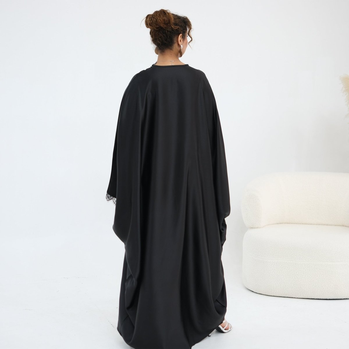 Abaya Papillon à Manches Chauve-Souris (MA442)