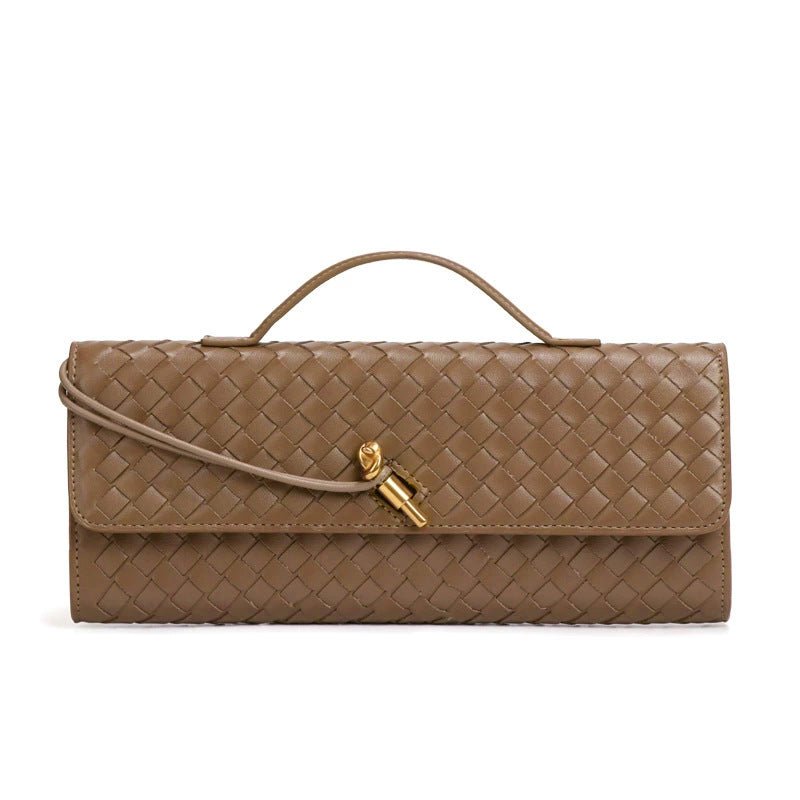 Pochette en cuir PU tissé (MAC432)
