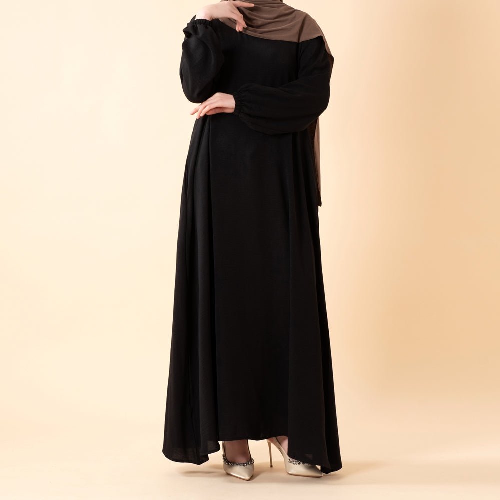 Robe Maxi Essential Flow en Crêpe avec Poches (UKMA385)