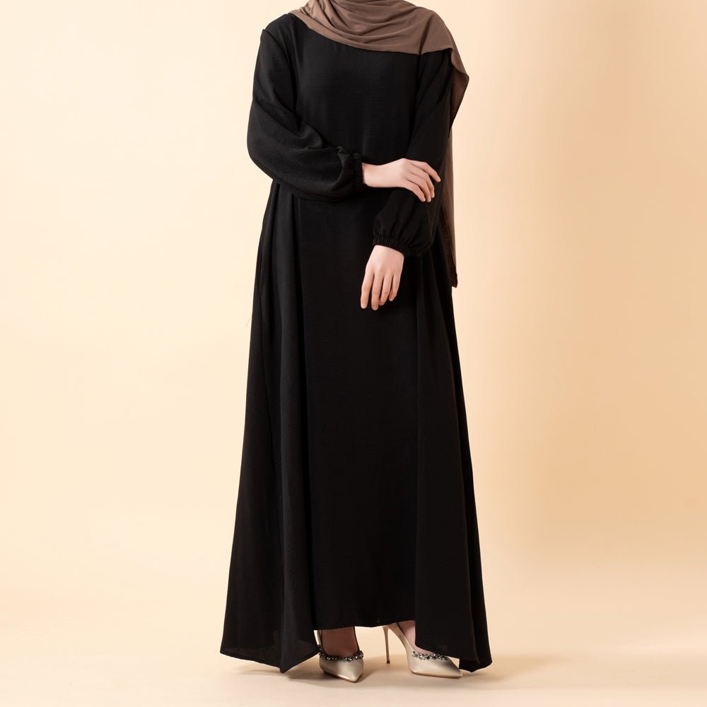 Robe Maxi Essential Flow en Crêpe avec Poches (UKMA385)