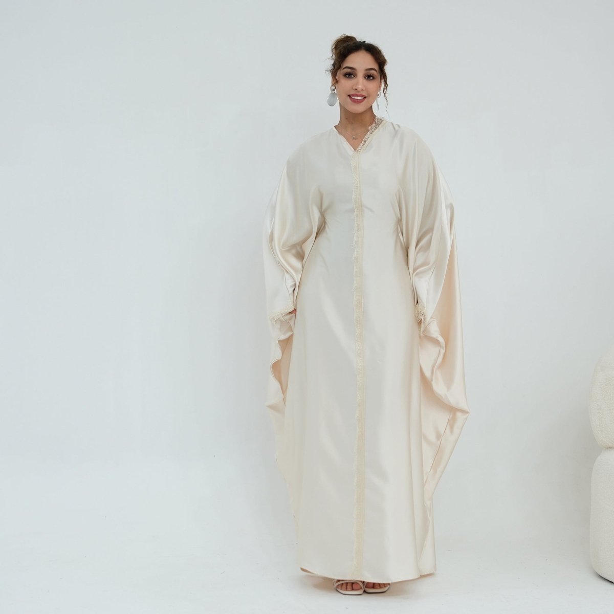 Abaya Papillon à Manches Chauve-Souris (MA442)