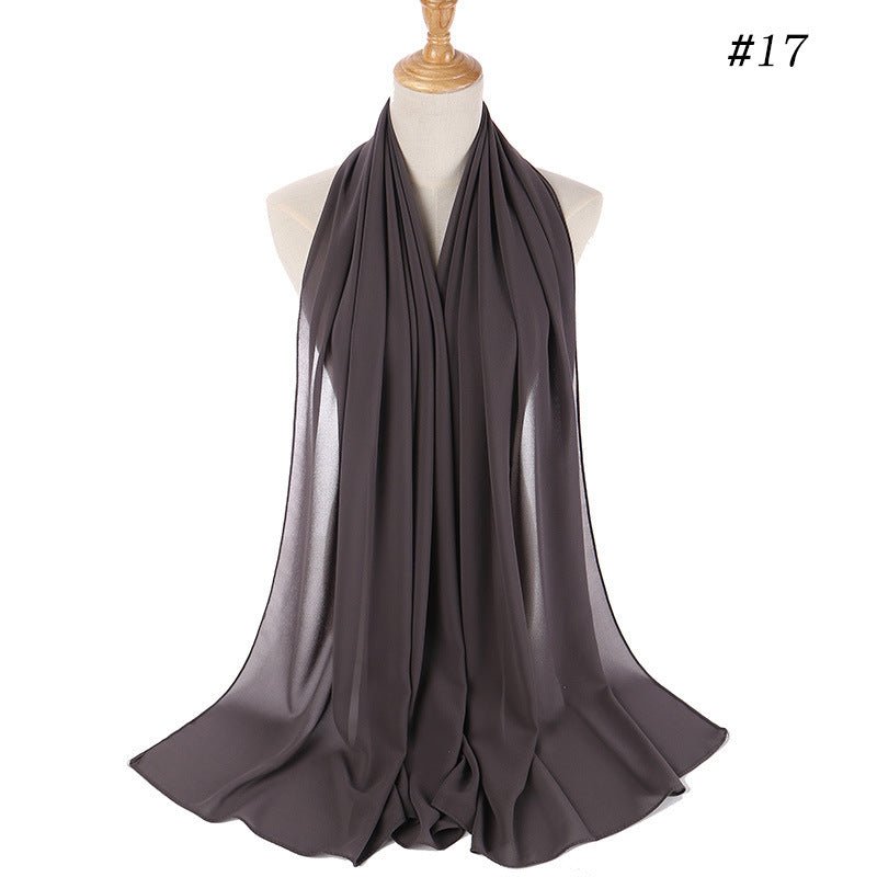 MH089 Hijab Bubble en Mousseline Perlée