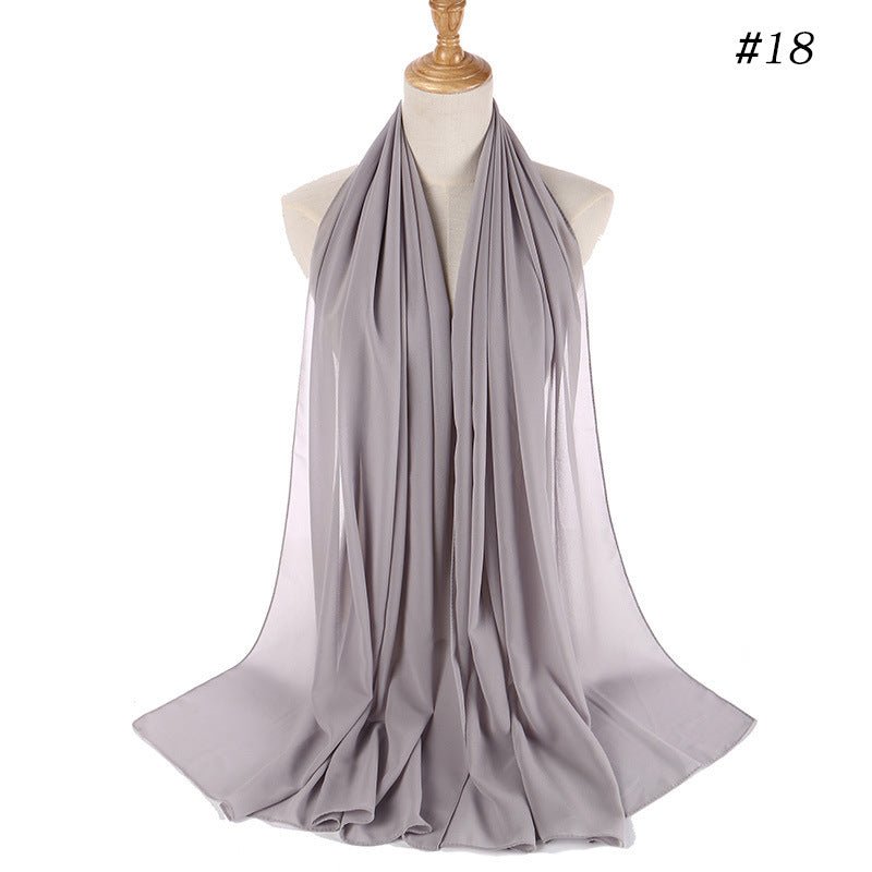 MH089 Hijab Bubble en Mousseline Perlée