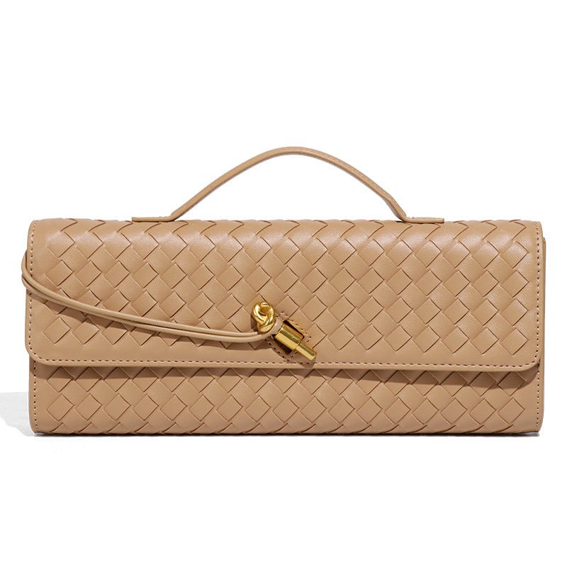 Pochette en cuir PU tissé (MAC432)