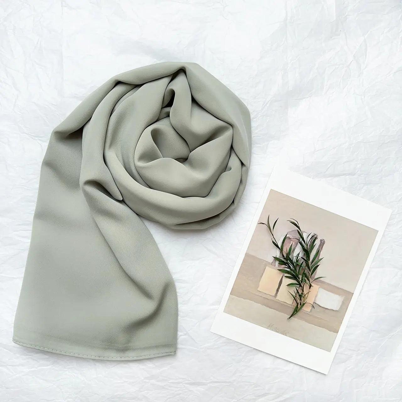 Hijab en Mousseline Haute Densité (MH005)