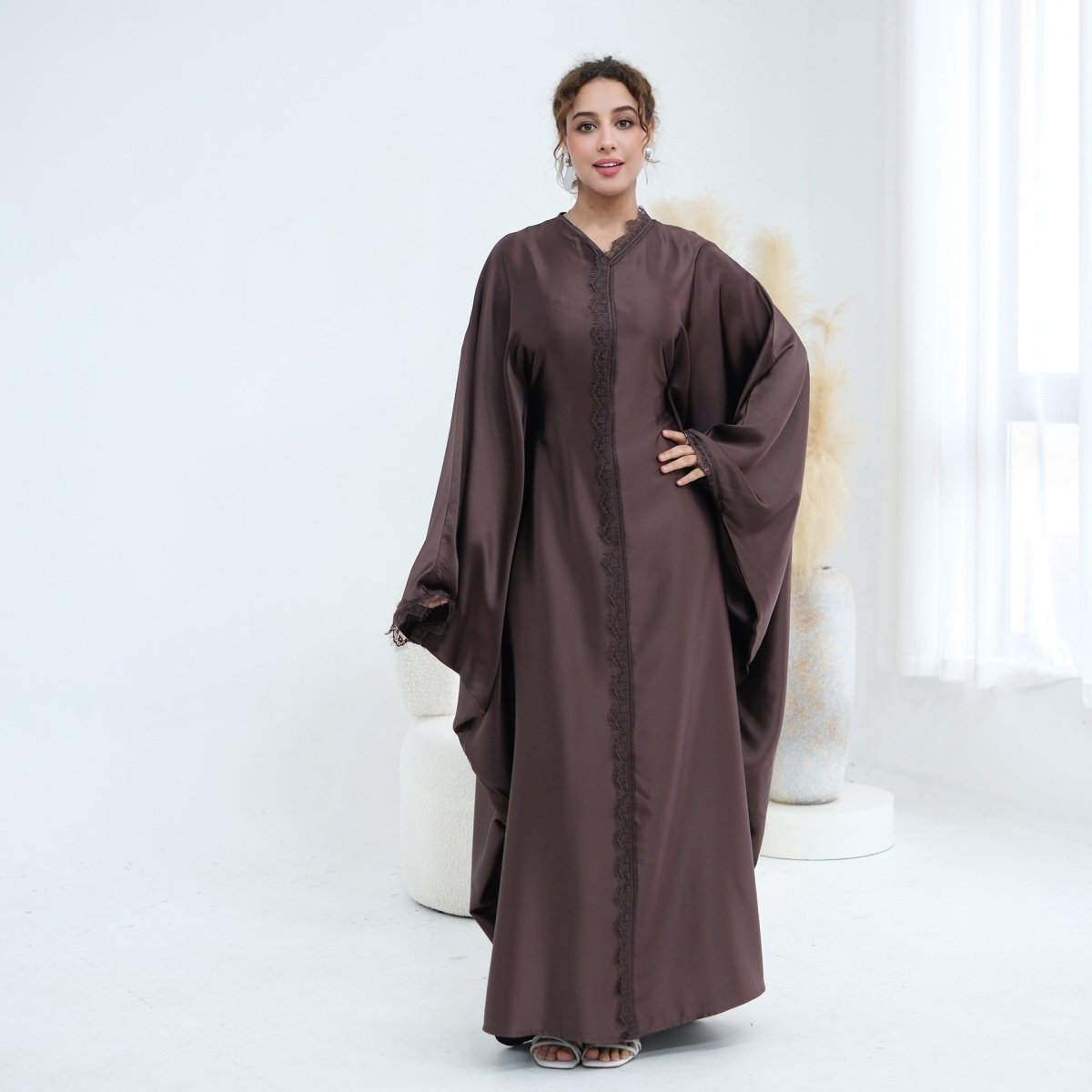 Abaya Papillon à Manches Chauve-Souris (MA442)