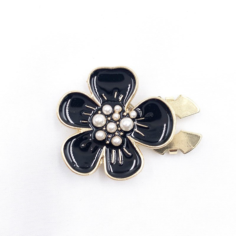 Cache-boutons strass | Pinces décoratives fleurs cristal (MAC359)