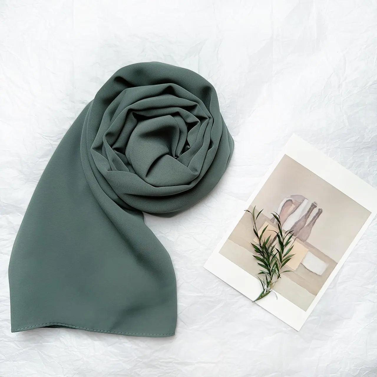 Hijab en Mousseline Haute Densité (MH005)