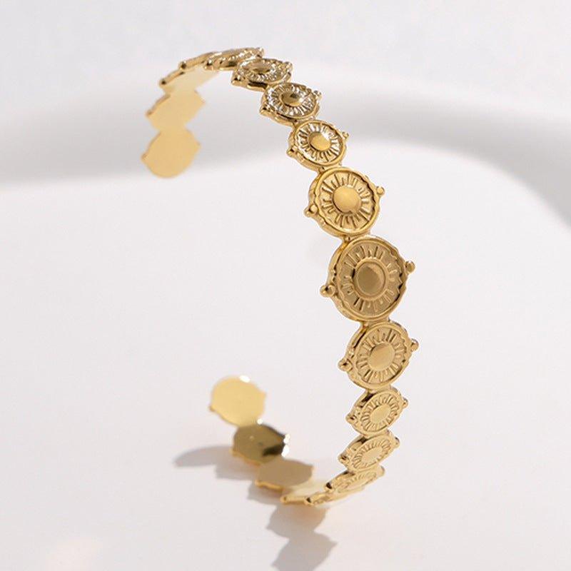 Bracelet ajustable MAC143 en acier titane, couleur inaltérable