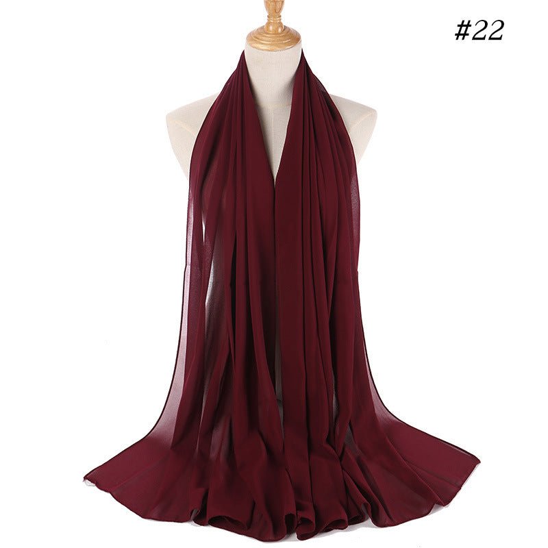 MH089 Hijab Bubble en Mousseline Perlée