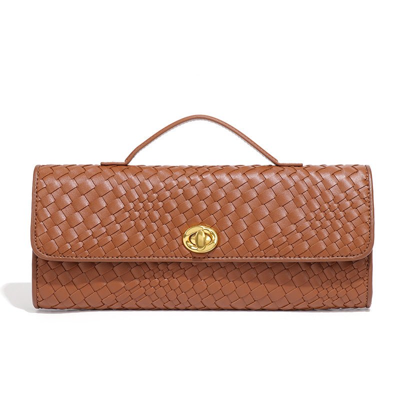 Pochette en cuir PU tissé (MAC432)