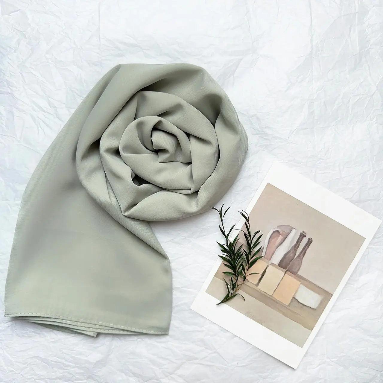 Hijab en Mousseline Haute Densité (MH005)