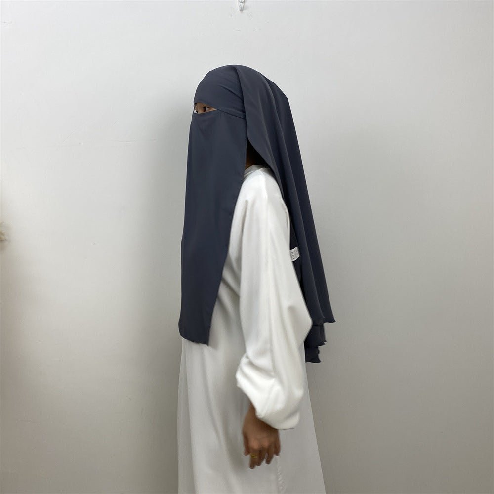 Nida Niqab : Un niqab tendance et polyvalent pour les musulmanes pudiques (MH085)