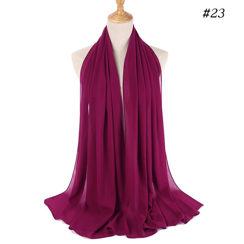 MH089 Hijab Bubble en Mousseline Perlée