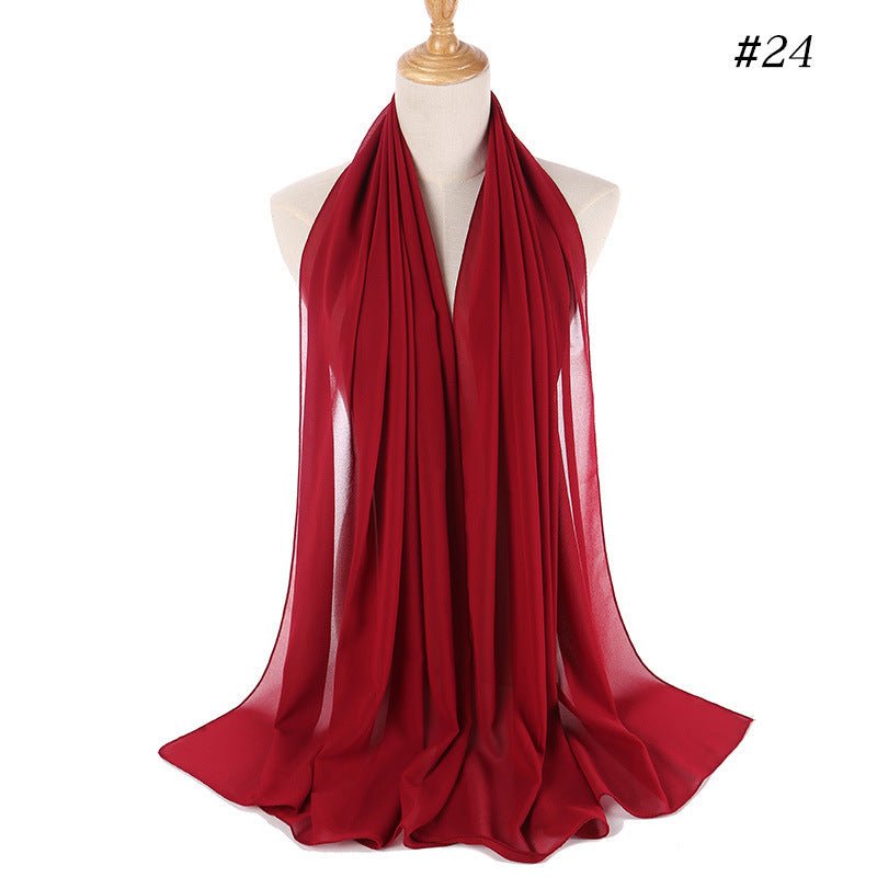 MH089 Hijab Bubble en Mousseline Perlée