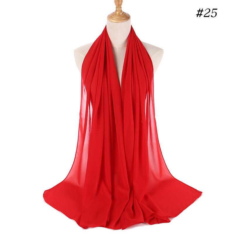 MH089 Hijab Bubble en Mousseline Perlée
