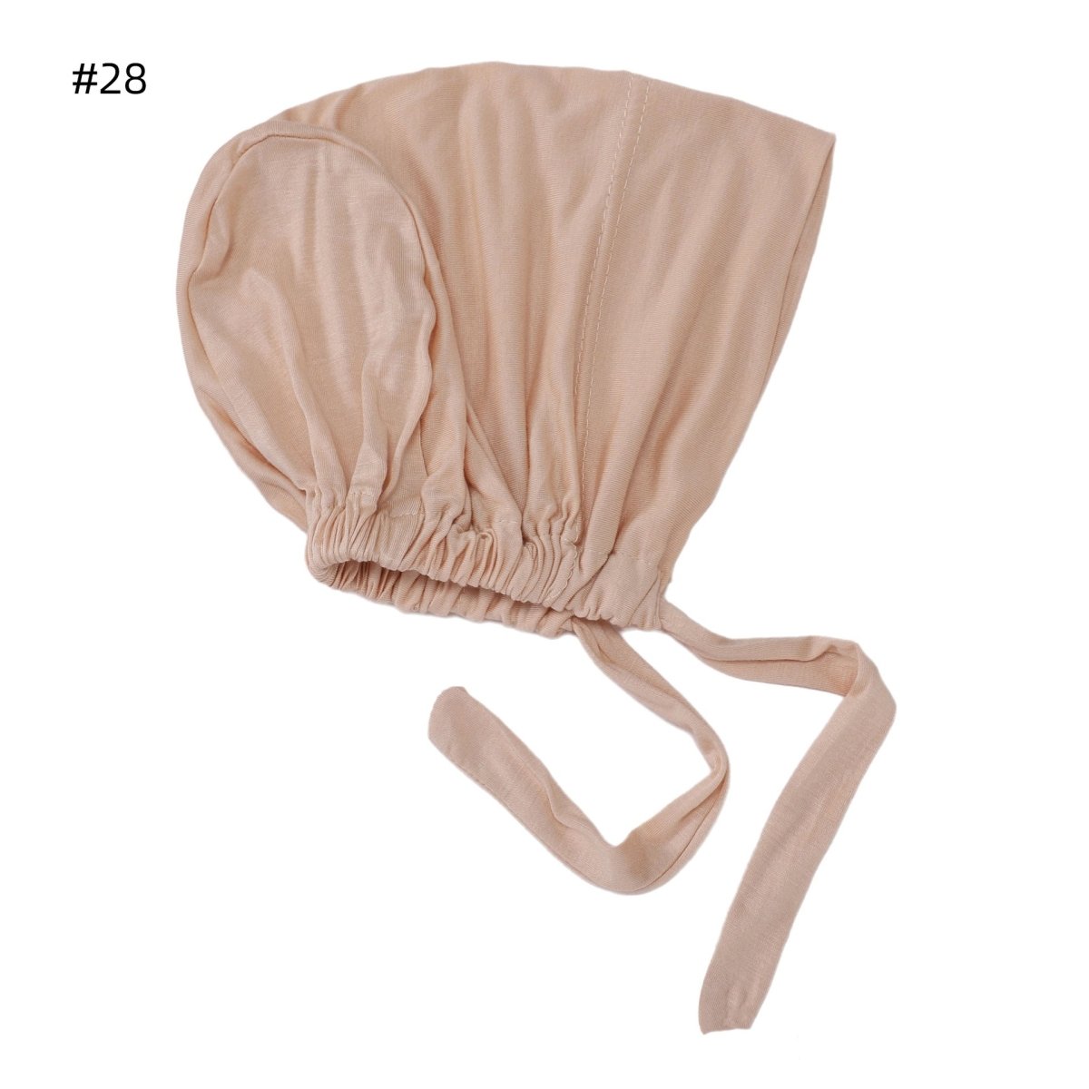 Bonnet Sous-Hijab en Coton Ajustable - Bandeau Respirant Anti-Glisse pour Hijab (MH125)