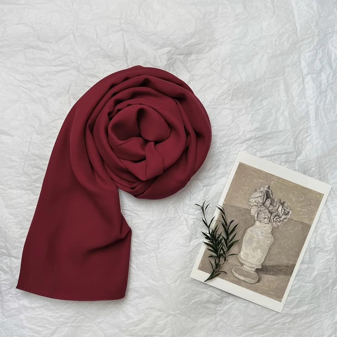 Hijab en Mousseline Haute Densité (MH005)