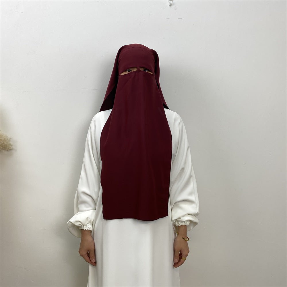 Nida Niqab : Un niqab tendance et polyvalent pour les musulmanes pudiques (MH085)
