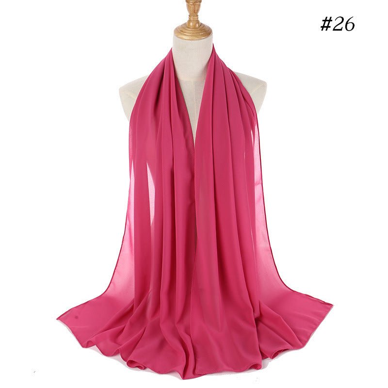 MH089 Hijab Bubble en Mousseline Perlée