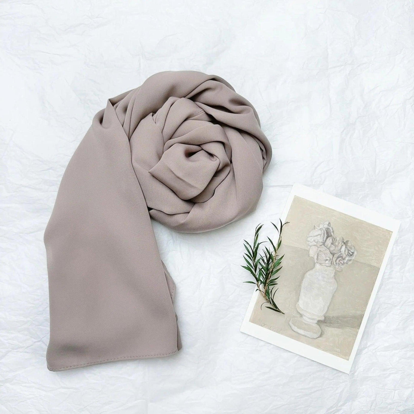 Hijab en Mousseline Haute Densité (MH005)