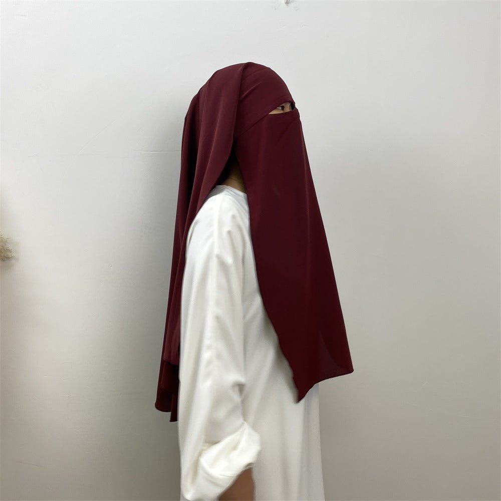 Nida Niqab : Un niqab tendance et polyvalent pour les musulmanes pudiques (MH085)