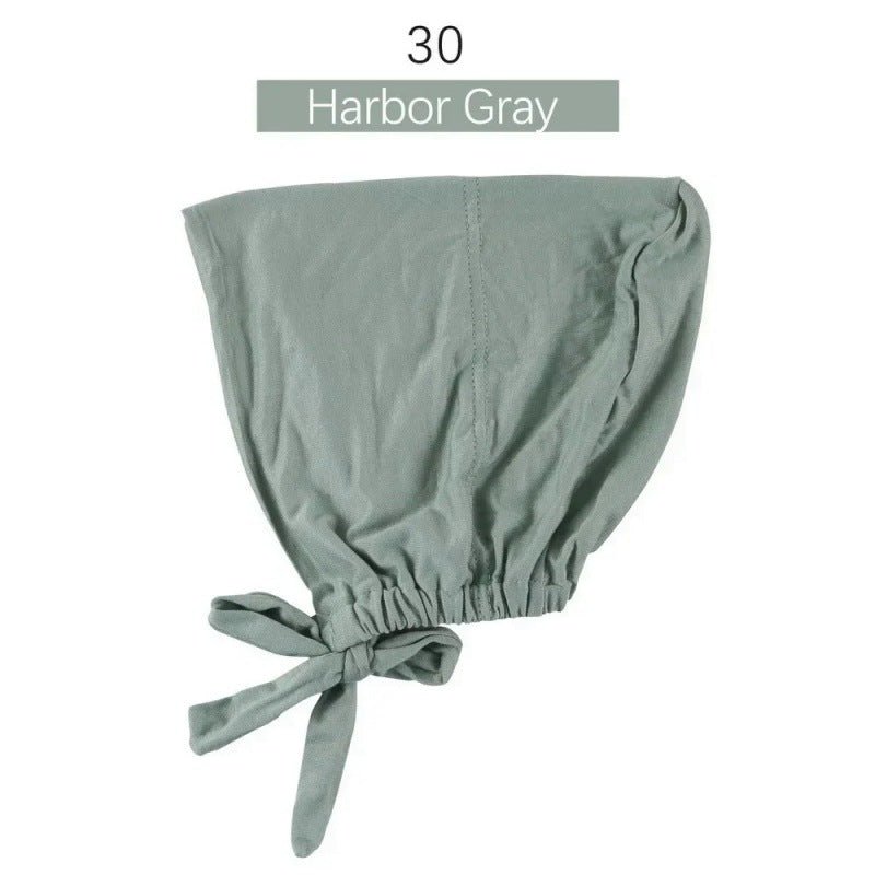 Sous-bonnet ajustable en coton stretch à nouer | Bonnet hijab (MH200)