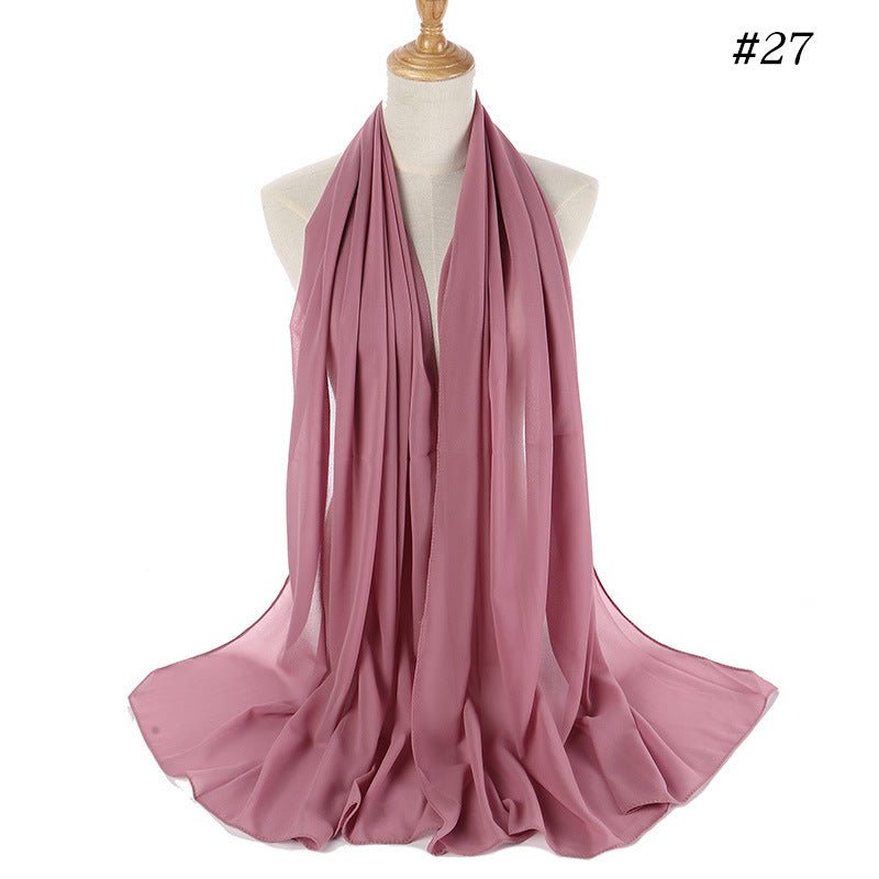 MH089 Hijab Bubble en Mousseline Perlée