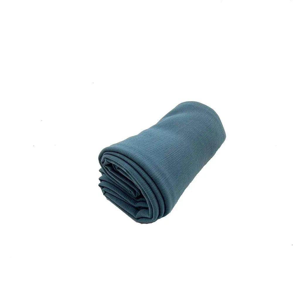 Écharpe Crêpe Hijab Chiffon Froissé pour Femme, Châle à Plis Ondulés (MH003)