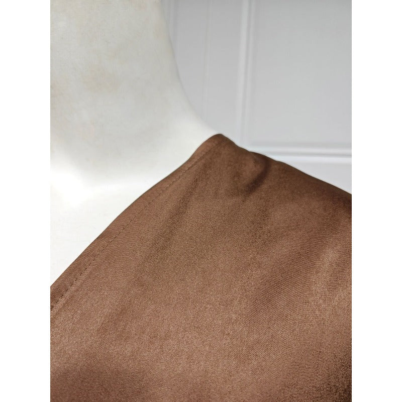 Robe Abaya à Manches Chauve-Souris Douces | Robe Cardigan en Satin à Col en V (MOA224)