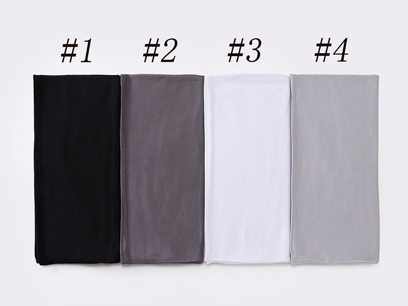 Hijab Premium Style Bohème en Coton Mercerisé Grand Format (MH114)