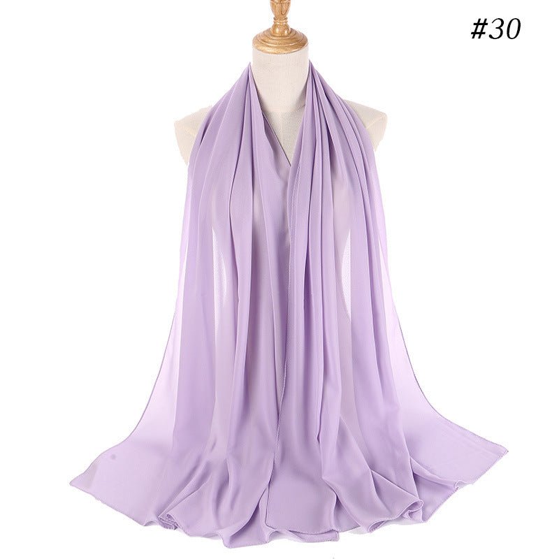 MH089 Hijab Bubble en Mousseline Perlée