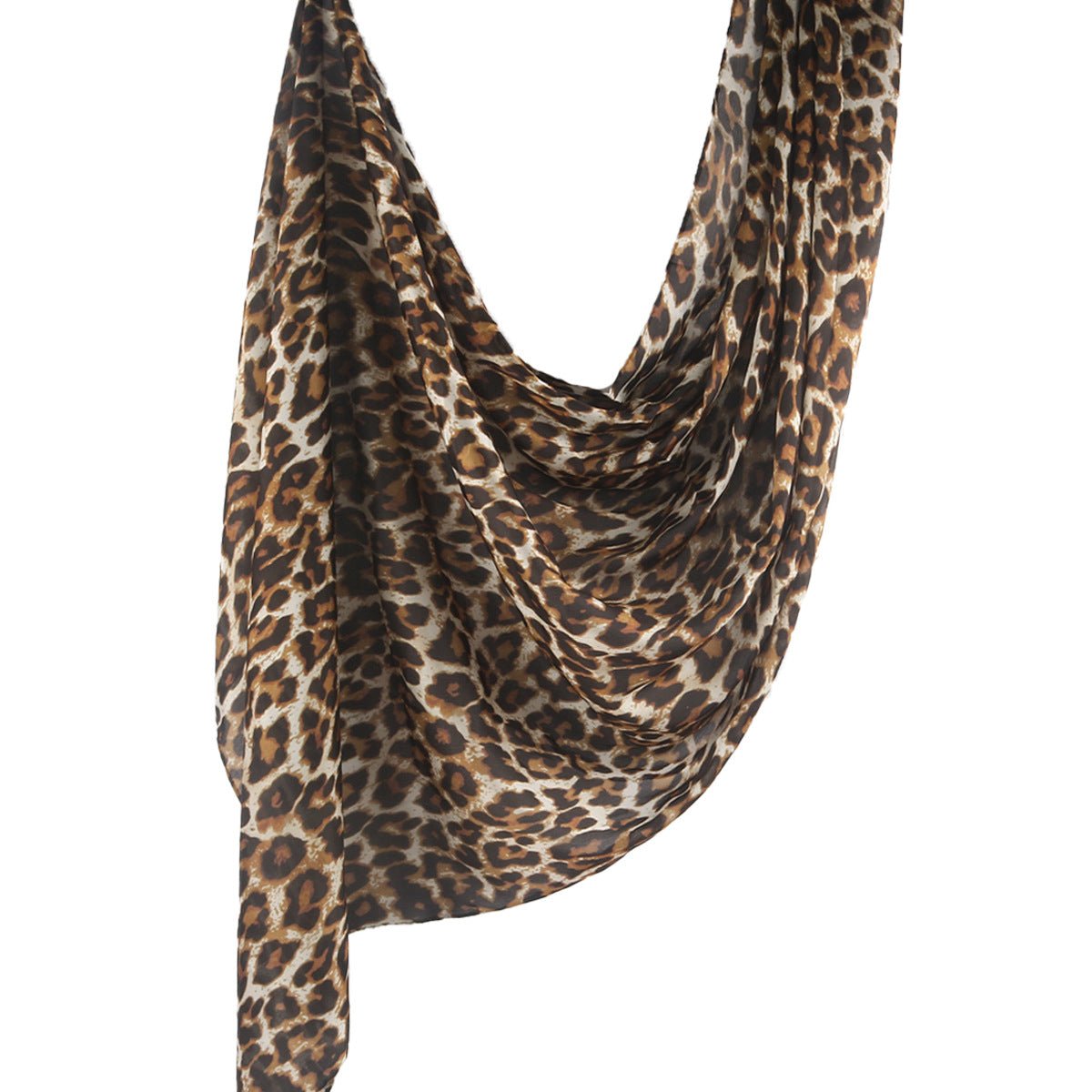 Foulard Hijab en Soie Imprimé Marbre (MH209)