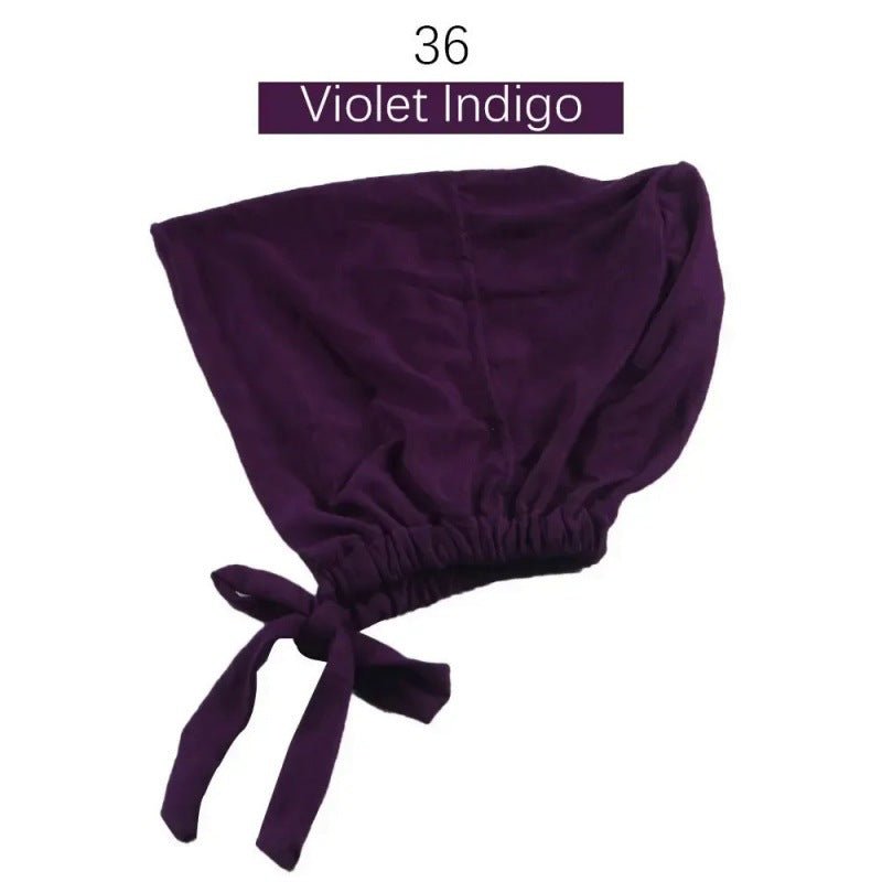Sous-bonnet ajustable en coton stretch à nouer | Bonnet hijab (MH200)