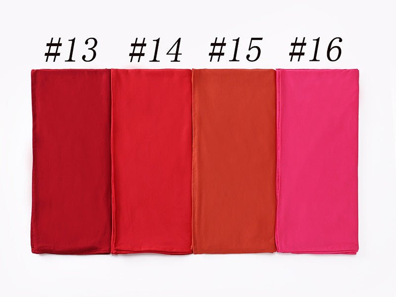 Hijab Premium Style Bohème en Coton Mercerisé Grand Format (MH114)