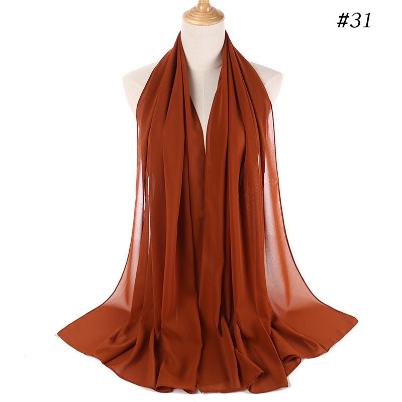 MH089 Hijab Bubble en Mousseline Perlée